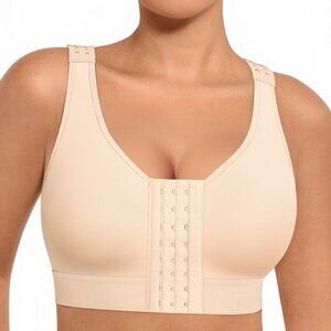Women Post Surgery Bra Front Closure Surgical Recovery Everyday Bra Wireless Bra